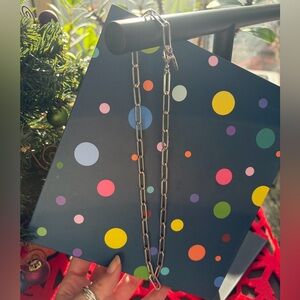 Elizabeth Stone ‘Luxe Link Up’ Paperclip Necklace